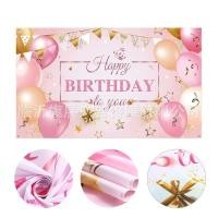 ราคา ป้ายวันเกิด แบนเนอร์ แบล็คดรอป ปาร์ตี้ วันเกิด Happy Birthday Party Backdrop Banner Prop Decor (24422298837)