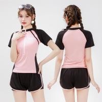 ราคา ชุดว่ายน้ำ ทูพีช กางเกงขาสั้น ชุดว่ายน้ำ รุ่นใหม่ สีดํา สไตล์สปอร์ต มีความยืดหยุ่นดีมาก 0191 (21415553138)