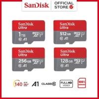 ราคา การ์ดความจำ SanDisk Ultra 128GB 256GB 512GB 1TB 2TB Class10 MicroSDXC การ์ด MicroSD สำหรับกล้อง CCTV ติดกล้องวิดีโอได้ถึง150เมกะไบต์ วินาที (25399685480)