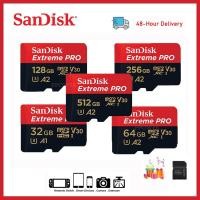 ราคา Sandisk Extreme Pro SD Card คลังสินค้า 16GB 32gb 64gb 128gb 256gb 512gb การ์ดหน่วยความจำ SDXC UHS I U3 A2 V30อะแดปเตอร์ (25200703286)