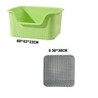 ราคา ชุด 99 กระบะทรายแมว แผ่นดักทรายแมว เซ็ตเซฟเวอร์ คุ้มค่าสุดๆ พรมดักทรายแมว พรม 2 ชั้น EVA กระบะทราย ใหญ่ แผ่นรอง (24802576537)