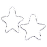 ราคา Silver thai ต่างหูเงินแท้ 925 แบบห่วงรูปดาว 34 มม Sterling silver 925 earrings star hoops 34 mm ต่างหูแฟชั่น ใส่แล้วไม่แพ้ เงินแท้925 พร้อมส่ง (9775529725)