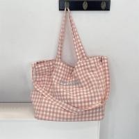 ราคา ZEFAN กระเป๋าผ้าลายสก๊อตหวานสไตล์ใหม่ขี้เกียจความจุขนาดใหญ่นักเรียนในชั้นเรียนไหล่ข้างหนึ่งกระเป๋า TOT (24340920990)