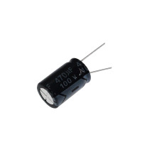 ราคา 20PCS 470UF 100V 470MFD 100โวลต์16 25มม อลูมิเนียม Electrolytic Capacitor 470mf100v 100v470mf 470uf100v 100v470uf (19597839745)