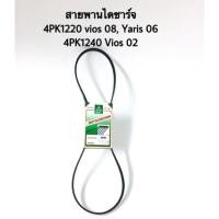 ราคา สายพานไดชาร์จ Toyota vios Yaris 4PK1220 4PK1240 (22664501532)