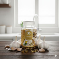 ราคา น้ำมันกระเทียม สกัดเย็น ตราทองเลื่อน 60 แคปซูล น้ำมันกระเทียมสกัดเย็น กระเทียมสกัด (25465883259)