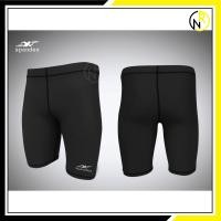 ราคา ของแท้ส่งไว กางเกงรัดกล้ามเนื้อขาสั้น กางเกงวิ่ง กางเกงแอโรบิก กางเกงรัดรูป SPANDEX สีดำ กางเกงว่ายน้ำชาย NS002SF (4673986263)
