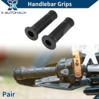 ราคา X AUTOHAUX 7 8 22mm 15 16 24mm Universal Motorcycle Hand Grips Cover Non Slip Rubber Handlebar Grips for Motorcycle Scooter Bicycle ATV Black 1 Pair (24974517518)