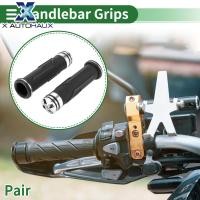 ราคา X AUTOHAUX 7 8 22mm 15 16 24mm Universal Motorcycle Hand Grip Cover Rubber Aluminum Alloy Handlebar Grip for Motorcycle Scooter Black Silver Tone 1pair (24974279194)