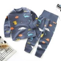 ราคา TUmama ชุดอินเนอร์ผ้าฝ้ายสำหรับเด็กลายแครอทการ์ตูนน่ารักสำหรับฤดูใบไม้ร่วงและฤดูหนาวเสื้อและกางเกงแขนยาวใส่สบายให้ความอบอุ่น (25328826376)