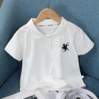 ราคา TONAL เสื้อยืดแขนสั้นเด็กผู้ชาย เสื้อโปโลฤดูร้อนบาง ๆ เด็กฤดูร้อนสวมเสื้อแขนครึ่งท่อนบน Pishuai Boy Shirt (24471671713)