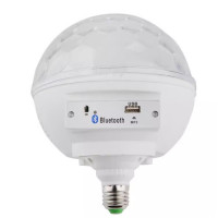 ราคา โคมไฟ ไฟปาร์ตี้พร้อมรีโมท ไฟเธค KTV คุณภาพดี หลอดไฟ บลูทูธ BLUETOOTH LED MAGIC BALL LIGHT (24427783867)