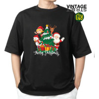 ราคา เรื่องเสื้อ เสื้อคริสต์มาส ซานต้า สกรีนลายน่ารักๆ Merry Christmas เสื้อเด็ก เสื้อผู้ใหญ่ ผ้าCOTTON100 (23070761367)