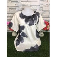 ราคา เสื้อผ้าสปัน เสื้อสงกรานต์ รอบอก36 46นิ้ว เสื้อลายดอกสาวอวบ เสื้อผ้าสาวอวบ เสื้อผ้าผู้หญิง รุ่น004 (24006411923)