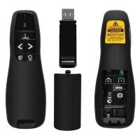ราคา ส่งจากไทย 2 4GHz Wireless Red Laser Pointer For Presentations USB Remote Control Mouse Pointer พรีเซนเตอร์ PPT (22619442328)