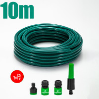 ราคา ToolHub สายยางสีเขียว1 2 สายยางรดน้ำต้นไม้15 20 30เมตร 4หุน เนื้อหนา นิ่ม เด้ง อย่างดี สายสวน พร้อมหัวฉีด ข้อต่อ (25387611828)