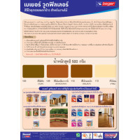 ราคา เบเยอร์ วูดฟิลเลอร์ สีโป๊วไม้ สำหรับอุดรอยแตกและรอยหัวตะปู BEGER WOOD FILLER (21418534955)