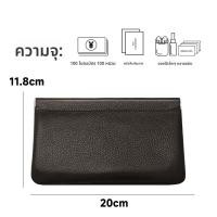 ราคา กระเป๋าใส่เหรียญหนังวัวทรงยาวสำหรับผู้ชายและผู้หญิง กระเป๋าใส่เงินแบบหนังวัวแท้ สีพื้น กระเป๋าใส่เหรียญแบบพกพา (24292143098)