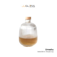 ราคา JJGLASS AMORN Umeshu Bottle 500ml Wooden Cap ขวดแก้วพร้อมฝาไม้ ขวดบ๊วยดอง ขวดน้ำสมุนไพร ขวดลายเส้นตั้งทรงญี่ปุ่น ขวดเหล้า ขวดดองผลไม้ ขวดใส่น้ำเชื่อมฝาแน่นหนา (22030411199)