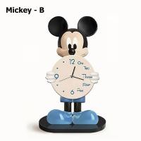 ราคา นาฬิกาแขวนผนัง ลายมิกกี้เมาส์ สร้างสรรค์ แฟชั่นเรียบง่าย สําหรับตกแต่งห้องนั่งเล่น หมายเลข 5 แบตเตอรี่จะได้รับฟรี (24414127342)