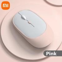 ราคา Xiaomi Bluetooth Wireless Mouse USB Rechargeable Ergonomics 2 4G Type C Mice Adjustable DPI Silent Morandi Portable Office Mouse (24262333028)