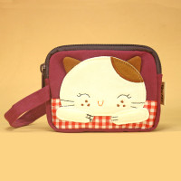 ราคา กระเป๋าใส่เหรียญผ้าฝ้ายแท้สองชั้นทำมือสำหรับผู้หญิง กระเป๋าถือแบบพกพาขนาดเล็ก กระเป๋าใส่บัตร กระเป๋าสตางค์แบบยูนิเซ็กซ์ (22331154653)
