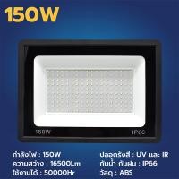 ราคา สปอตไลท์ LED Spotlight 10W 20W 30W 50W 100W 150W 200W ไฟสปอตไลท์ ไฟส่องทาง ไฟถนน Floodlight เเสงสีขาว led light รุ่นพหพา ขนาด กระทัดรัด (25128854654)