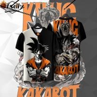ราคา OFSDIY เสื้อผู้ชายการ์ตูนญี่ปุ่น Dragonball ตัวอักษรพิมพ์เสื้อยืดเสื้อสเวตเตอร์ลาย Kakarotเสื้อผู้ชายอะนิเมะญี่ปุ่นเสื้อยืดกีฬา Breathable หลวม (24315621414)
