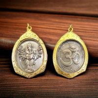 ราคา พระพิฆเนศ จี้พระพิฆเนศ พระวีระ คณปติ Veera Ganapati 1 นิ้ว อวตารแห่งนักรบ ปางออกศึก และปราบมาร ให้อำนาจในการบริหารปกครอง (881364261)