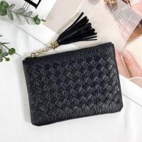 ราคา กระเป๋าเหรียญลายสาน ด้านในมีซิบ กระเป๋าสตางค์ กระเป๋าใส่เหรียญ กระเป๋าสตางค์ผู้หญิง เหรียญสาน (20499951166)