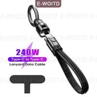 ราคา ซื้อ 1 ชิ้นลด 10 บาท สาย USB C พวงกุญแจแบบพกพาสายชาร์จสั้น240W สายชาร์จเร็ว5A Type C สายชาร์จสั้นสำหรับโทรศัพท์ Android (25360565393)