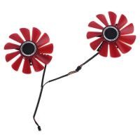 ราคา 2ชิ้น85มิลลิเมตร RX 570 RS RX 580 RS FD10U12S9 C พัดลมสำหรับ XFX RX470 RX570 RS RX580 RS วิดีโอกราฟิกการ์ดพัดลมระบายความร้อน (11758836502)