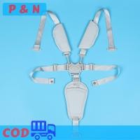 ราคา P N สายจูงเด็กทั่วไปสำหรับรถเข็นเก้าอี้ทานข้าวเก้าอี้สูง5คะแนนความยาวเข็มขัดหนัง PU ปรับได้สำหรับเด็กเก้าอี้รับประทานอาหาร (24832199720)