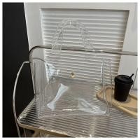 ราคา กระเป๋าสตางค์ PVC ใส น้ำหนักเบา แฟชั่นสำหรับผู้หญิง กระเป๋าสะพายไหล่แบบเจลลี่กันน้ำ กระเป๋าไปชายหาด กระเป๋าสะพายข้างแบบอเนกประสงค์ (22264754086)