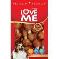 ราคา LOVEME ขนมสุนัข กระดูกพันสันใน ยี่ห้อ LoveME แบบซอง ขนาด 300g (21893424011)