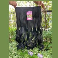 ราคา แฮร์พีช hairpiece แฮร์พีช calawigs ชิ้นหนาพิเศษไหมด้านเหมือนผมจริง แฮร์พีชปลายลอน รหัส T690 กว้าง28cm ยาว60cm ส่งในไทย (7160678224)
