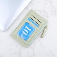 ราคา กระเป๋าใส่บัตรผู้หญิงแบบบางเฉียบ กระเป๋าสตางค์แบบมีซิป 2 ชั้น กระเป๋าใส่เหรียญแฟชั่น กระเป๋าใส่บัตร กระเป๋าใส่บัตรแบบมีซิป กระเป๋าใส่บัตรแบบบางเฉียบ (22342805510)