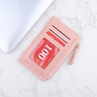 ราคา กระเป๋าใส่บัตรผู้หญิงแบบบางเฉียบ กระเป๋าสตางค์แบบมีซิป 2 ชั้น กระเป๋าใส่เหรียญแฟชั่น กระเป๋าใส่บัตร กระเป๋าใส่บัตรแบบมีซิป กระเป๋าใส่บัตรแบบบางเฉียบ (22342805509)