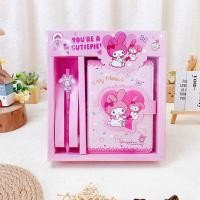 ราคา NIKO ชุดสมุดโน๊ตเด็ก My Melody สมุดโน๊ตนักเรียน Sanrio หัวเข็มขัดแม่เหล็ก สมุดโน๊ต Kuromi กล่องของขวัญเครื่องเขียน (24367895212)