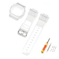 ราคา กรอบ Tali Jam Tangan Karet ใสสำหรับ Casio G SHOCK GW M5610 DW5600 G 5600 TPU กีฬากันน้ำแทนที่เคสป้องกันสายนาฬิกาข้อมือ (23531371194)
