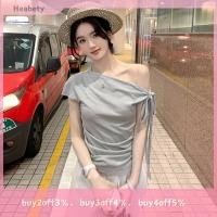 ราคา ขายแฟลช เสื้อเปิดไหล่ลายทางเปิดไหล่สำหรับผู้หญิงลำลองวันหยุดฤดูร้อน (24638163024)