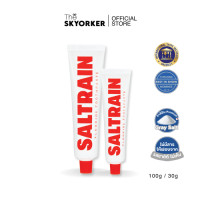 ราคา แท้100 ฉลากไทย ยาสีฟันเกลือสูตรเพิ่มฟลูออไรด์ Saltrain Fluoride Toothpaste 100g (19686917965)