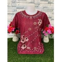 ราคา เสื้อยืดผ้าสะดุ้ง เสื้อสาวอวบ เสื้อผู้สูงอายุ เสื้อผ้าพริ้วใส่สบาย รอบอก32 42นิ้ว เสื้อผ้าสาวอวบ รุ่น0066 0069 (24691846980)