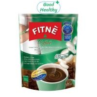 ราคา Fitne Coffee ฟิตเน่ คอฟฟี่ กาแฟ สูตรผสมถั่วขาว แอลไลซีน ไม่มีน้ำตาล ให้พลังงานต่ำ ขนาด 10 ซอง Good Healthy (24659414853)
