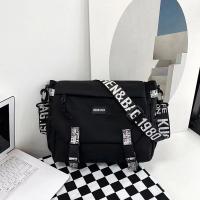 ราคา Belfoyer กระเป๋าสะพายผ้าใบขนาดใหญ่กระเป๋าสะพายแฟชั่นสีตัดกันกระเป๋ากันน้ำขนาดใหญ่สำหรับผู้ชายและผู้หญิง (24650062312)