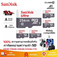 ราคา SANDISK Micro SD card ของแท้ Ultra 32GB 64GB 128GB 256GB 512GB 1TB 2TB 100MB UHS I U1 เมม C10 Memory Card SD การ์ด แท้ sdcard มือถือ กล้องหน้ารถ วงจรปิด (25495682016)