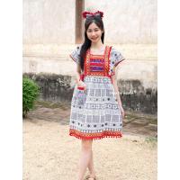 ราคา ชุดดอยน่ารักๆ ชุดเดรสพื้นเมือง ชุดชาวเขา ใส่เที่ยวเหนือ สินค้าพร้อมส่ง (23271823813)