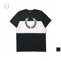 ราคา NEW FRED PERRY เสื้อยืดแขนสั้นของผู้ชายเสื้อยืด ข้าวสาลีทรงหลวมลำลองผ้าฝ้ายแท้พิมพ์ลายเสื้อทันสมัย เสื้อยืดผู้ชาย (21237380126)