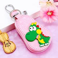 ราคา กระเป๋าใส่กุญแจรถยนต์ลายกระต่ายสุดสร้างสรรค์ หนังแท้ ลายการ์ตูนน่ารัก กระเป๋าใส่กุญแจสำหรับผู้หญิง กระเป๋าสะพายข้าง กระเป๋าใส่กุญแจ (23316155950)