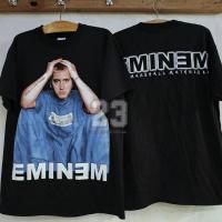 ราคา HOT 2025 EMINEM tag made in USA เสื้อวินเทจ เสื้อทัวร์ hip hop rapper vintage shirt เสื้อยืดผู้ชาย (23735712658)